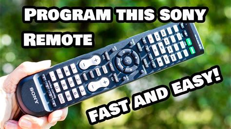 how to program a universal remote to a sony tv|How to Program Universal Remote to Sony TV [3 Ways] .